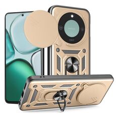 Per Honor X9c Smart Sliding Camera Cover Design TPU+PC Custodia per telefono (oro)