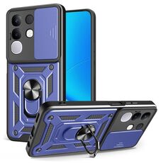 Custodia per telefono in TPU+PC con design scorrevole per fotocamera per vivo Y29 4G (blu)