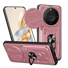 Per Honor X9c Smart Sliding Camshield TPU+PC Custodia per telefono con slot per schede (oro rosa)
