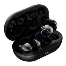 F11 Auricolare Bluetooth wireless a conduzione ossea con gancio auricolare (nero)