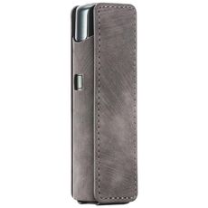 Per lil Solid 3.0 Custodia per sigaretta elettronica in pelle PU retrò smerigliata (grigio)