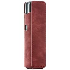 Per lil Solid 3.0 Custodia per sigaretta elettronica in pelle PU retrò smerigliata (rossa)