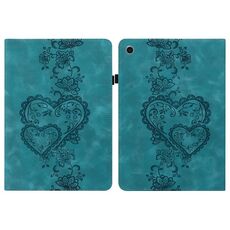 Per Huawei MediaPad T3 10 Custodia per tablet in pelle goffrata Love Hearts (verde)