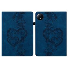 Per Redmi Pad SE 4G Custodia per tablet in pelle goffrata Love Hearts (blu scuro)