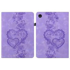 Per Lenovo Tab M10 Plus 10.6 3a generazione 2022 Custodia per tablet in pelle goffrata Love Hearts (viola)