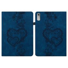 Per Lenovo Tab P11 Gen 2 Custodia per tablet in pelle goffrata Love Hearts (blu scuro)