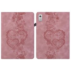 Per Lenovo Tab M9 Custodia per tablet in pelle goffrata Love Hearts (rosa)