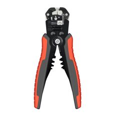 Pinze per crimpatura e spelatura automatiche multifunzionali D2, utensili elettrici portatili per cavi (impugnatura arancione grigia)