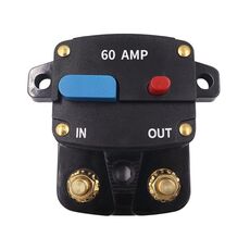 Interruttore fusibile di recupero audio per auto da 60 A, interruttore di protezione da cortocircuito e sovraccarico