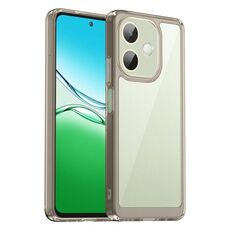 Custodia per telefono in TPU ibrida acrilica serie colorata globale per OPPO A5 Pro 5G (grigio trasparente)
