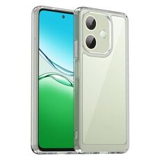 Custodia per telefono in TPU ibrida acrilica serie colorata globale per OPPO A5 Pro 5G (trasparente)