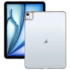 Custodia per tablet in acrilico trasparente ibrida in TPU colorato per iPad Air 13 2025/2024 (nero)