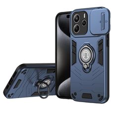Custodia per telefono con supporto ad anello Camshield per Redmi Note 14 4G da 164,84 mm (blu reale)
