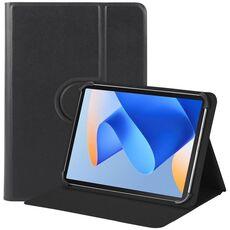 Custodia per tablet in pelle con rotazione a 360° Voltage Hook da 7-8 pollici (nera)