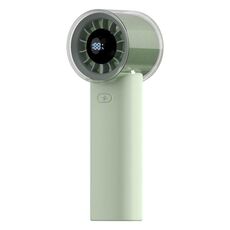 Ventilatore portatile ad alta velocità con display digitale a LED HX-F369 (verde)