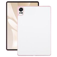 Custodia per tablet in acrilico trasparente ibrida in TPU colorato per Huawei MatePad Air 12 2024 (rosa)
