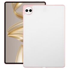 Custodia per tablet ibrida in TPU trasparente acrilico colorato per Huawei MatePad Pro 12.2 2024 (rosa)