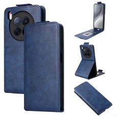 Custodia in pelle con chiusura magnetica verticale per Tecno Camon 40 Premier con fibbia (blu)