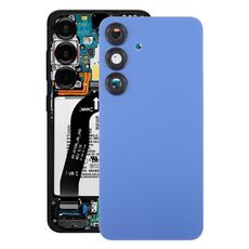 Cover posteriore per batteria OEM con copriobiettivo per fotocamera per Samsung Galaxy S25 SM-S931 (blu mare)