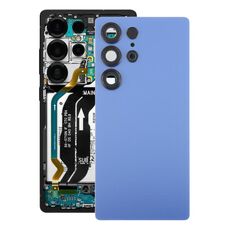 Cover posteriore per batteria OEM con copriobiettivo per fotocamera per Samsung Galaxy S25 Ultra SM-S938 (blu mare)