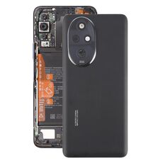 Cover posteriore per batteria OEM per Honor 200 Pro con copriobiettivo per fotocamera (nero)