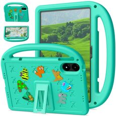Custodia antiurto in EVA per tablet Xiaomi Redmi Pad Pro 12.1 2024 con motivo a passero (verde ghiacciaio)