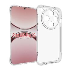 Custodia per telefono in TPU spesso antiscivolo antiurto per OPPO Find X8s+ (trasparente)