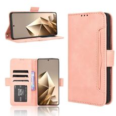 Custodia in pelle con texture di vitello effetto pelle di vitello per Infinix Note 50 4G / Note 50 Pro 4G (rosa)