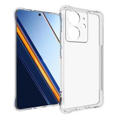 Custodia per telefono in TPU spesso antiscivolo antiurto per Realme Neo7 SE (trasparente)