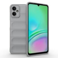 Custodia in TPU + flanella Magic Shield per Samsung Galaxy A06 5G (grigio)