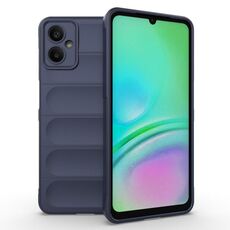 Custodia in TPU + flanella Magic Shield per Samsung Galaxy A06 5G (blu scuro)