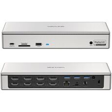 Stazione di docking DisplayLink WAVLINK UG69PD12 per quattro monitor per laptop M1 / ​​M2 / Mac e Windows, spina: spina AU