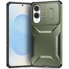 Custodia per telefono con schermo scorrevole Camshield per Samsung Galaxy S25 Edge 5G (verde alpino)