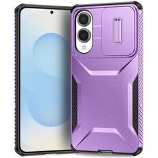 Custodia per telefono con schermo scorrevole Camshield per Samsung Galaxy S25 Edge 5G (viola)