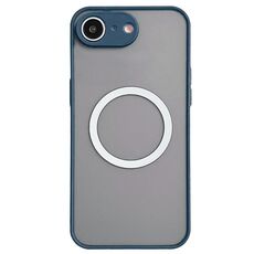 Custodia per iPhone 16e Hawkeye Skin Feel MagSafe (blu reale)