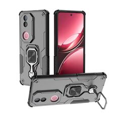 Custodia per telefono cellulare ibrida in TPU con supporto in metallo per vivo V50 (nera)