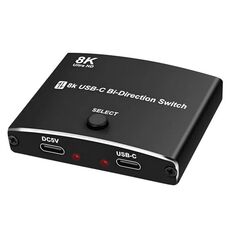 U8K1 supporta la ricarica rapida da 100 W, switch bidirezionale di tipo C, uscita video USB C 40 Gbps 8K