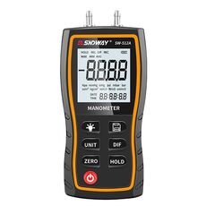 SNDWAY SW-512A Manometro differenziale digitale portatile Tester di pressione negativa