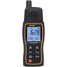 Rilevatore di gas di anidride carbonica SNDWAY SW-723, portatile, per interni, per uso domestico, con allarmi per la concentrazione di CO2 nell'aria