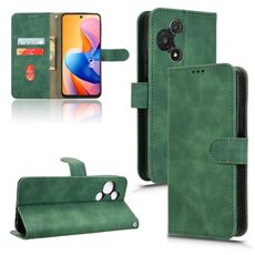Custodia in pelle con chiusura magnetica per TCL 60R 5G (verde)
