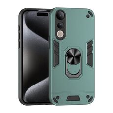 Custodia antiurto in metallo con anello per telefono vivo V50 Lite 5G (verde)