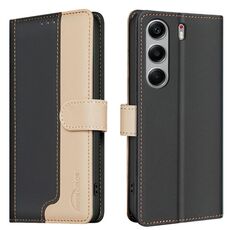 Custodia antifurto RFID in pelle per Tecno Camon 40 (nero)