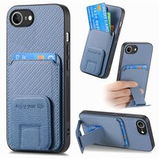 Custodia pieghevole in fibra di carbonio per iPhone 16e (blu)