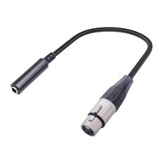 Cavo di conversione audio per microfono femmina da 0,3 m 6,35 mm femmina a XLR EDA0053883