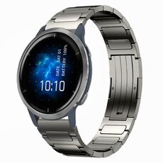 Per cinturino per orologio Garmin Venu 2 da 22 mm in lega di titanio a forma di I (grigio)