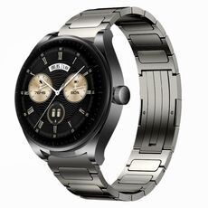 Per Huawei Watch Buds cinturino in lega di titanio a forma di I da 22 mm (grigio)