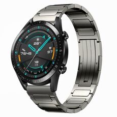 Per Huawei GT2 46mm 22mm cinturino in lega di titanio a forma di I (grigio)