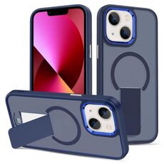 Custodia per iPhone 13 con supporto invisibile e MagSafe (blu)