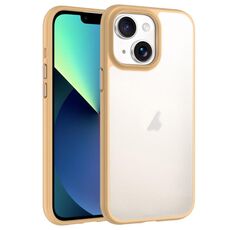 Custodia trasparente antiurto Phantom Frosted Airbag per iPhone 13 (gialla)