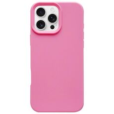 Custodia per iPhone 16 Pro in silicone liquido imitazione Dopamine Simple (rosa)